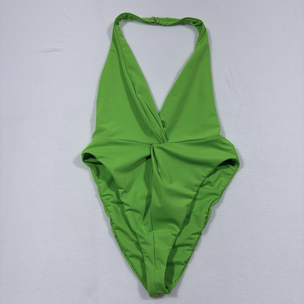 Mara Hoffman‎ Gabriela Women's Green One-Piece Swimsuit Size L UPF 50